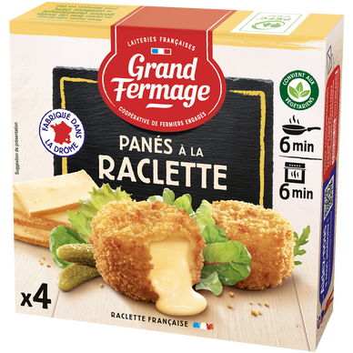 Panés à la raclette GRAND FERMAGE 4X100G