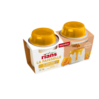 Faisselle miel RIANS 2x120g