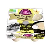 Riz au lait à la vanille bio PEARD