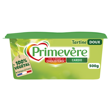 Matière grasse à tartiner doux 55% de matière grasse PRIMEVERE, 500g