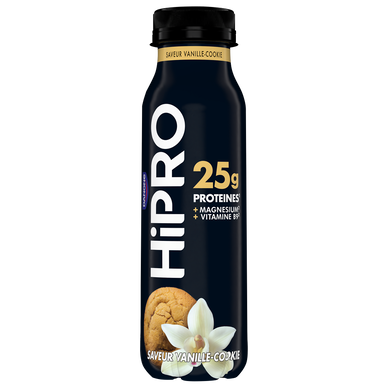 Yaourt à boire vanille cookie protéiné 0%mg HIPRO - 300g
