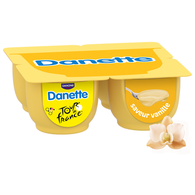 Crème dessert vanille DANETTE - 4x125g