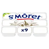 Fromage à tartiner nature ST MORET - 9 portions 180g