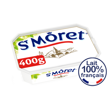 Fromage à tartiner nature format familial ST MORET - 400g