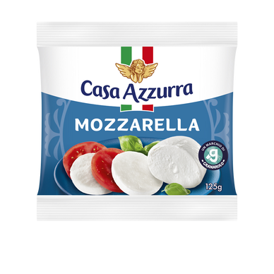 Mozzarella de vache lait pasteurisé 18%mg CASA AZZURRA 125g