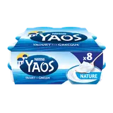 Yaourt à la grecque nature YAOS - 8x125g