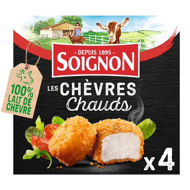 Fromage de chèvre pané prêt à dorer SOIGNON - 4x25g
