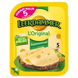 Fromage original format malin 27,5%mg LEERDAMMER 5 tranches 125g