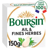 Fromage frais à tartiner Ail et fines herbes  BOURSIN - 150g