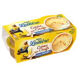 Crème aux oeufs saveur vanille LA LAITIERE - 4 pots de 100g