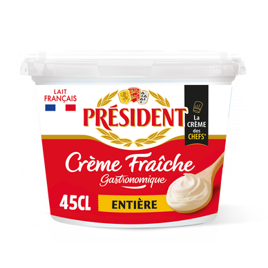 Crème fraîche épaisse 30%MG PRESIDENT - 45cl