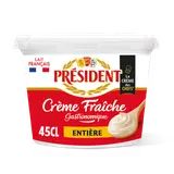Crème fraîche épaisse 30%MG PRESIDENT - 45cl