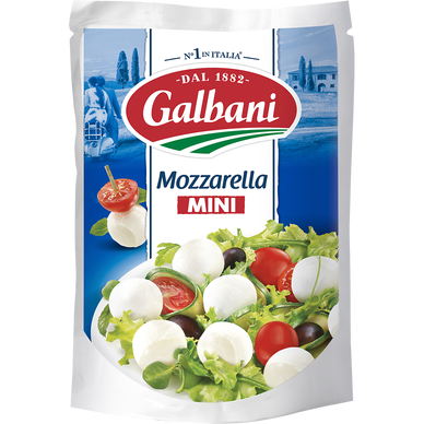 Mini mozzarella au lait pasteurisé Santa Lucia GALBANI, 14,5%mg, 150g