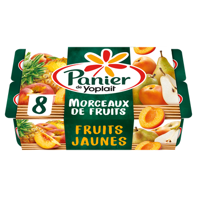 Yaourt aux fruits jaunes PANIER DE YOPLAIT - 8x125g