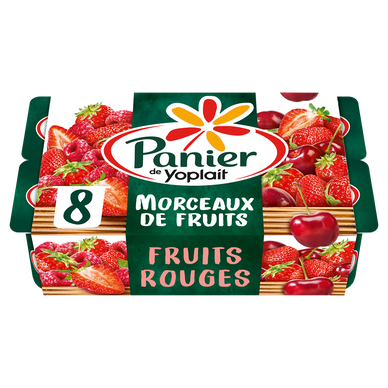 Yaourt aux fruits rouges PANIER DE YOPLAIT - 8x125g