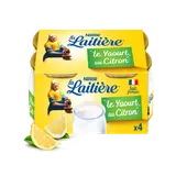 Yaourts citron au lait entier LA LAITIERE - 4x125g