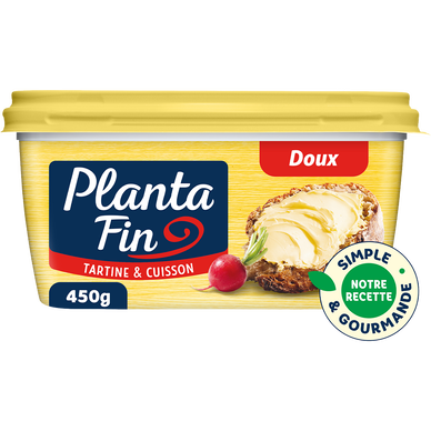 Matière grasse à tartiner/cuisiner doux 59%MG 100% végétal PLANTA FIN