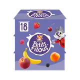 Yaourt enfant panaché aux fruits PETITS FILOUS - 18x50g