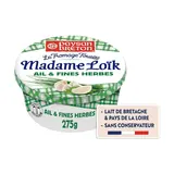 Fromage à tartiner Ail et fines herbes fouetté MADAME LOIK - 275g