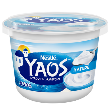Yaourt à la grecque nature YAOS - 850g