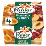 Yaourt aux fruits abricot nectarine PANIER DE YOPLAIT - 4x125g