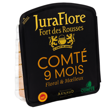 Comté AOP au lait cru affiné 9 mois affinage JUR AFLORE, 35%mg, 200g