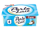 Yaourt brassé coco PERLE DE LAIT - 4x125g