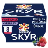 Skyr fruits rouges, myrtille YOPLAIT SKYR - 8x100g