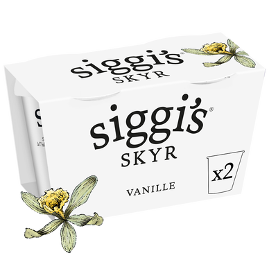 Skyr vanille 2% MG SIGGI'S - 2x140g