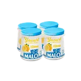 Empres.yaourt au lait entier aromatisé citron MALO, 4x125g