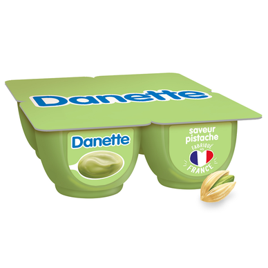 Crème dessert pistache DANETTE - 4x125g