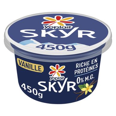 Yaourt Skyr vanille YOPLAIT SKYR - Pot 450g