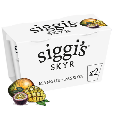 Skyr mangue passion 2% MG SIGGI'S - 2x140g