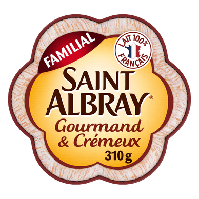 Fromage gourmand et crémeux format familial SAINT ALBRAY - 310g