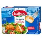 Fromages panés Croccante alla mozzarella GALBANI 6 palets  - 150g