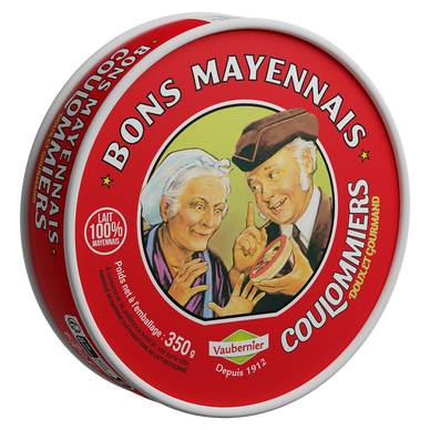 Coulommiers au lait pasteurisé BONS MAYENNAIS, 23% de MG, 350g