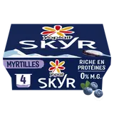 Skyr sur lit à la myrtille YOPLAIT SKYR - 4x100g