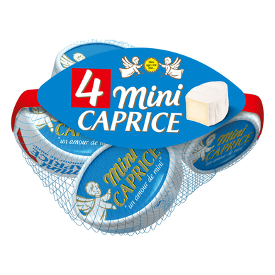 Fromage lait pasteurisé 31%MG CAPRICE DES DIEUX FROM&GO 4x50g