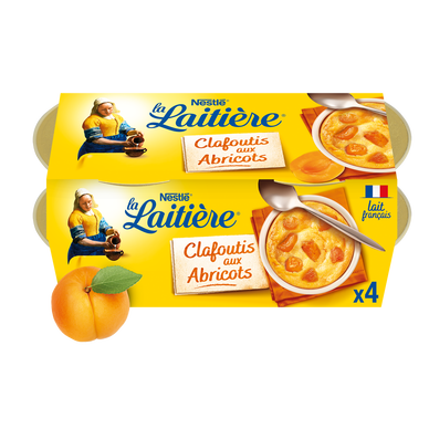 Clafoutis aux abricotsLA LAITIERE - 4 pots de 85g