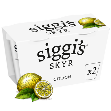 Skyr citron 2% MG SIGGI'S - 2x140g