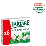Fromage à tartiner ail et fines herbes TARTARE - 6 portions 96g