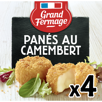 Préparation panées au camembert préfrites GRAND FERMAGE 100g