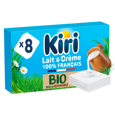 Fromage Enfant Crème Bio KIRI - 8 portions 144g
