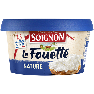 Fromage de chèvre Fouetté nature SOIGNON - 140g