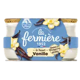 Yaourts vanille LA FERMIERE - 2 pots de 140g