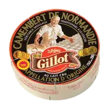 Camembert de Normandie au lait cru GILLOT, 22%mg, 250g