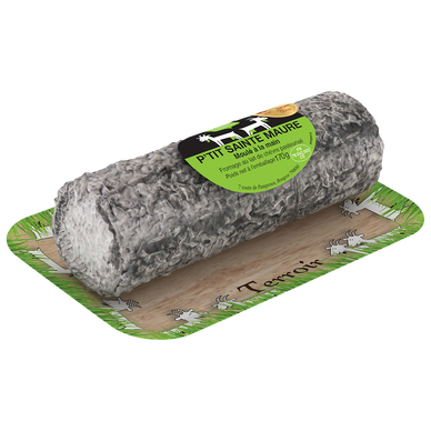 P'tit Ste Maure cendré, Poitou Chèvre, 170g