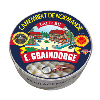 Camembert AOP de Normandie au lait cru E.GRAINDORGE - 250g