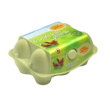 Oeufs moyen/gros Plein air GESLIN - x6