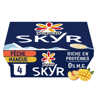 Skyr pêche et mangue YOPLAIT SKYR - 4x100g